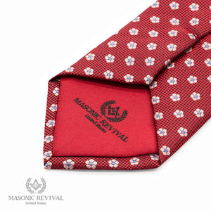 Forget Me Not Necktie (Red)