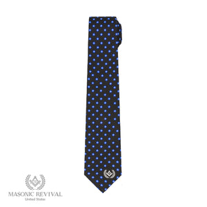 Forget Me Not Necktie (Black)