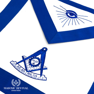 Past Master Apron (Blue Symbol)