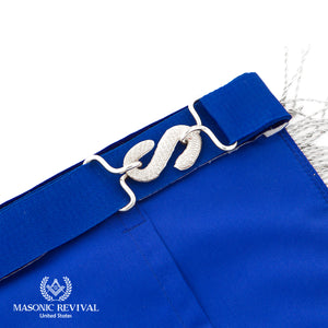 Master Mason Apron (White Fringe)