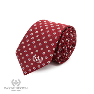 Forget Me Not Necktie (Red)