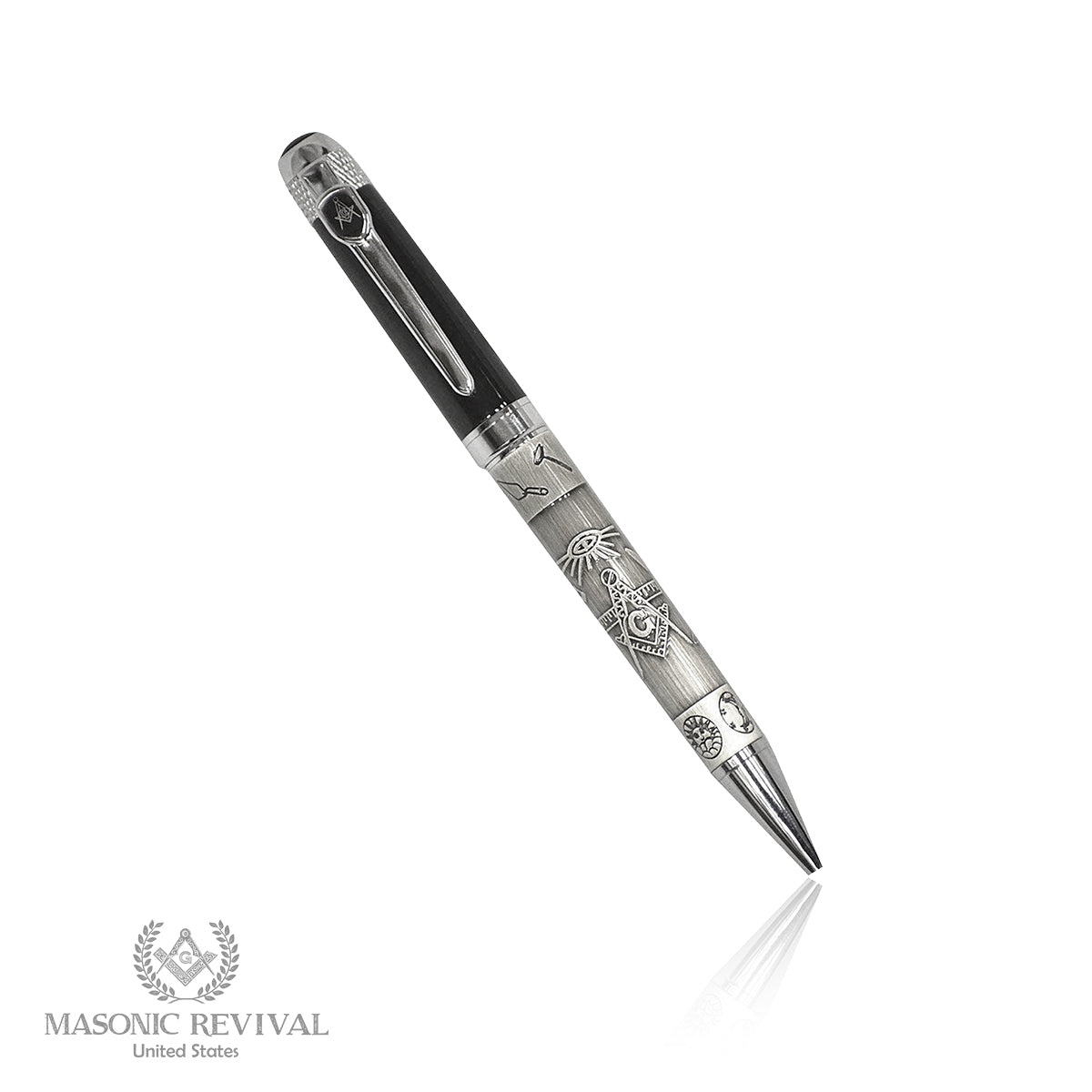 Masonic Ballpoint Pen (Black Top)