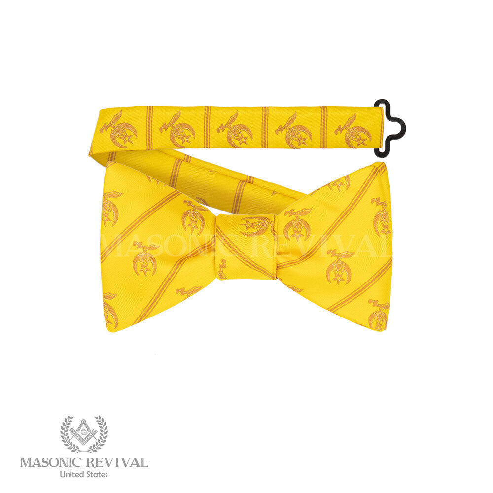 Shriner Gold Bow Tie (Pre-Tied)