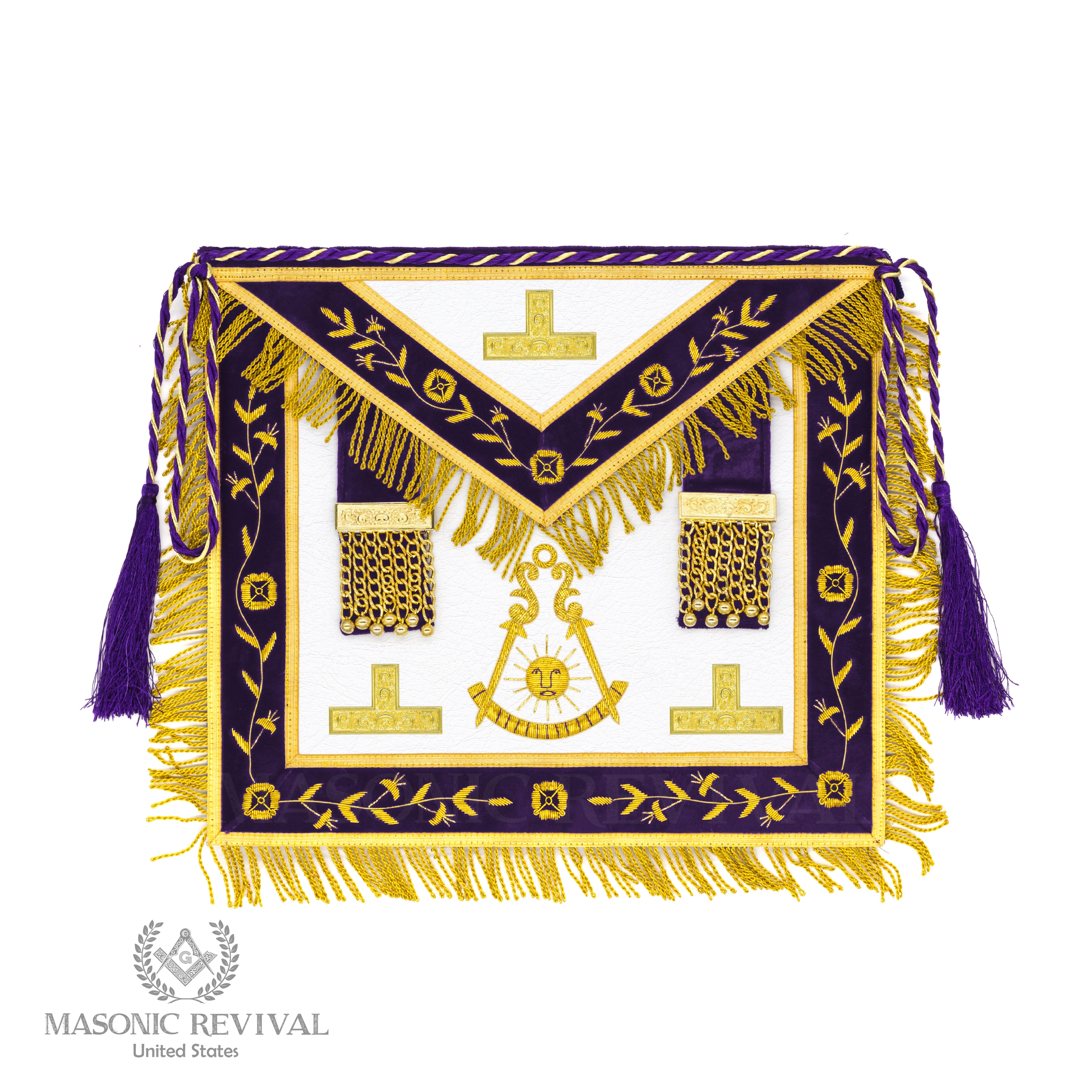 Past Master Apron (Signature, Puerto Rico)
