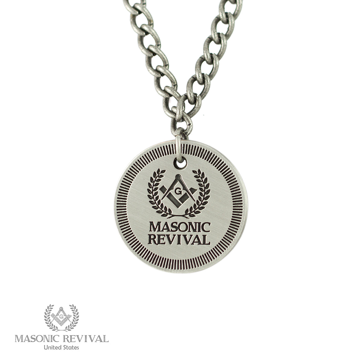 Forte Masonic Necklace — alternate view 2 — Masonic Revival