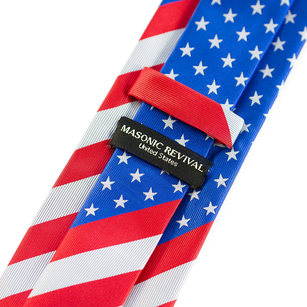 blue The American Necktie Masonic necktie additional view 5