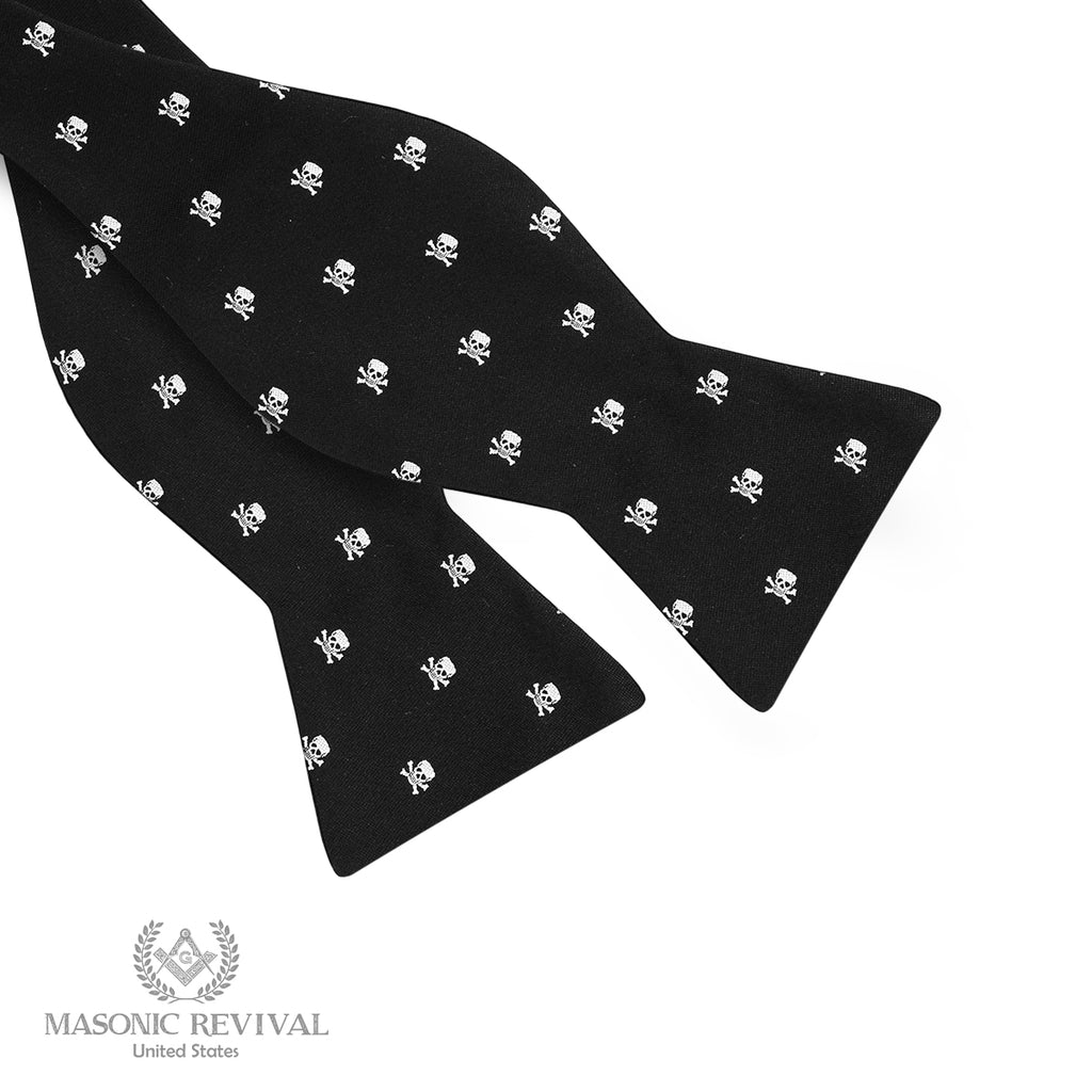 Memento Mori Bow Tie (Self-Tied)