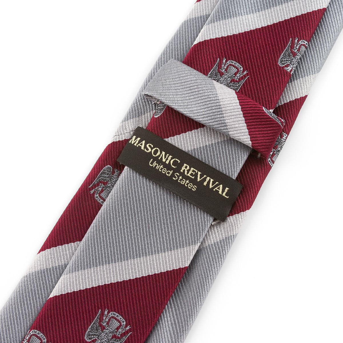 burgundy Scottish Rite Necktie additional view 3