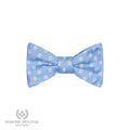 Forget Me Not Light Blue Bow Tie (Self-Tied)