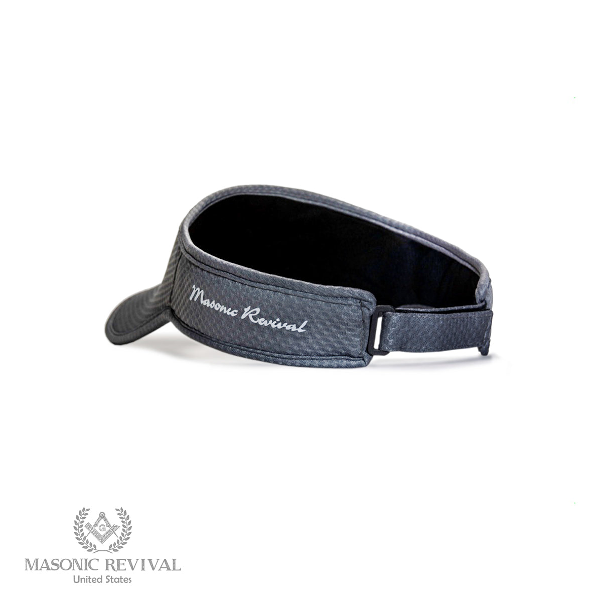 Active Visor (Gray) — alternate view 2 — Masonic Revival