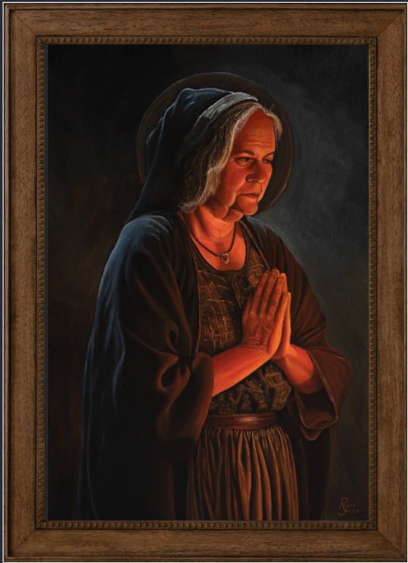 "Faith, Hope, and Charity" (Oil on Canvas, 2025) — alternate view 3 — Masonic Revival