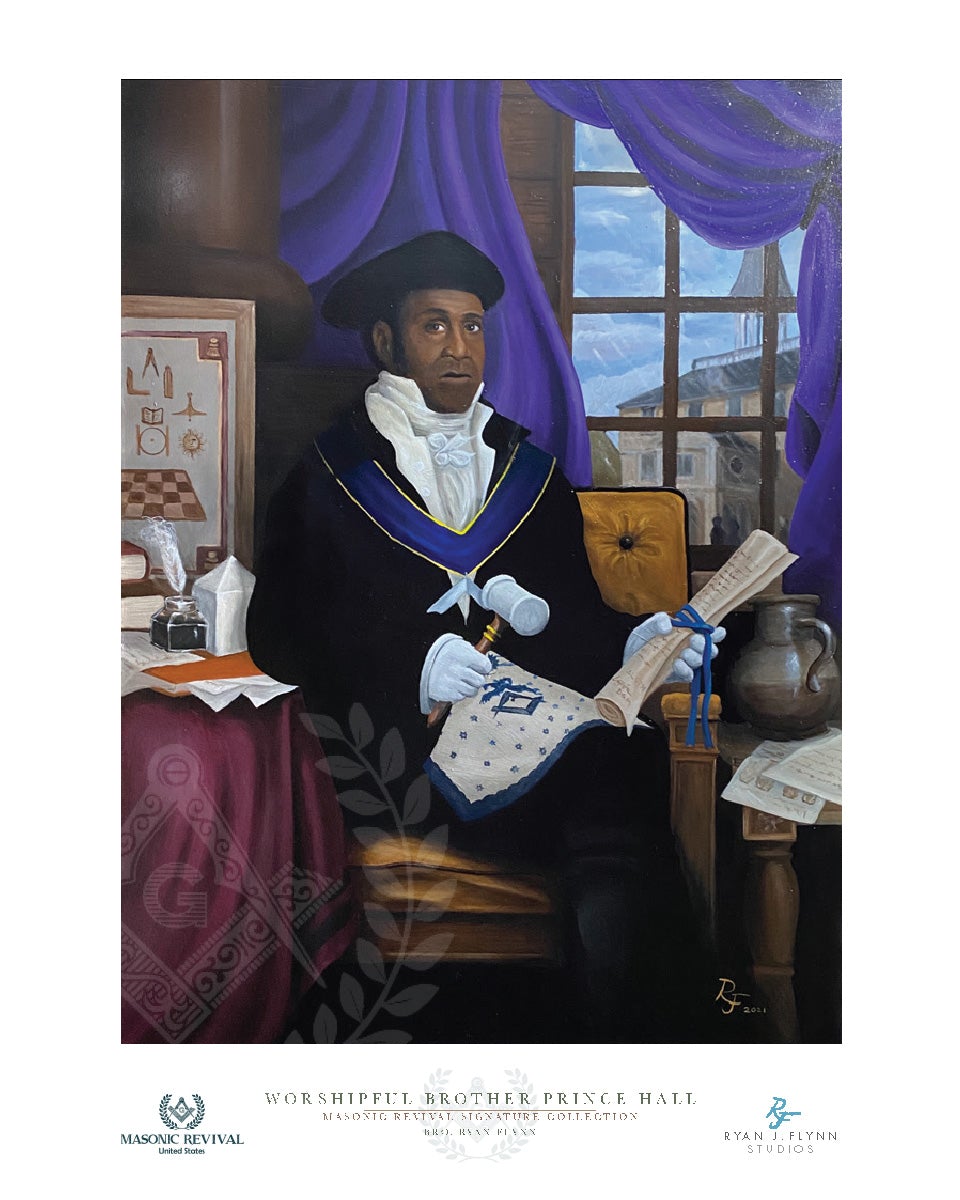 Worshipful Brother Prince Hall — alternate view 2 — Masonic Revival
