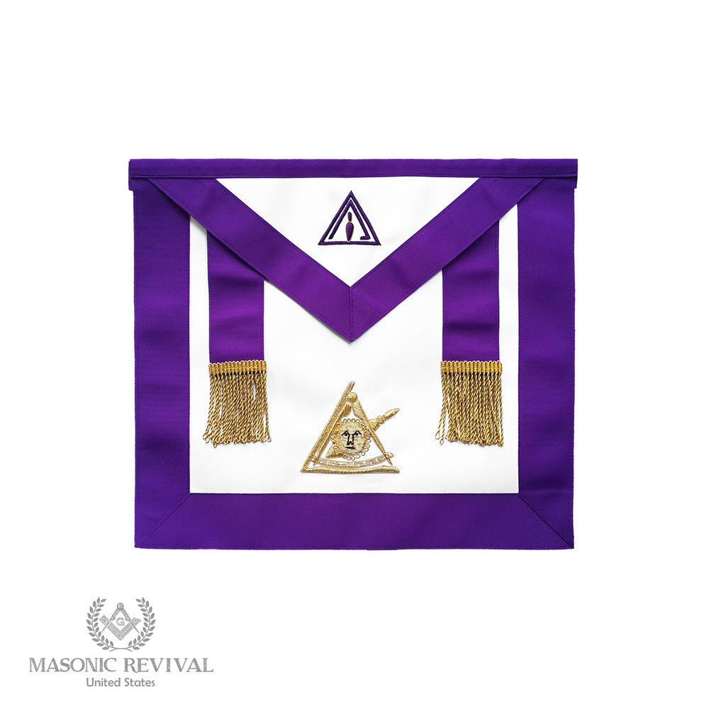 Past Illustrious Master Apron Masonic apron York Rite in red