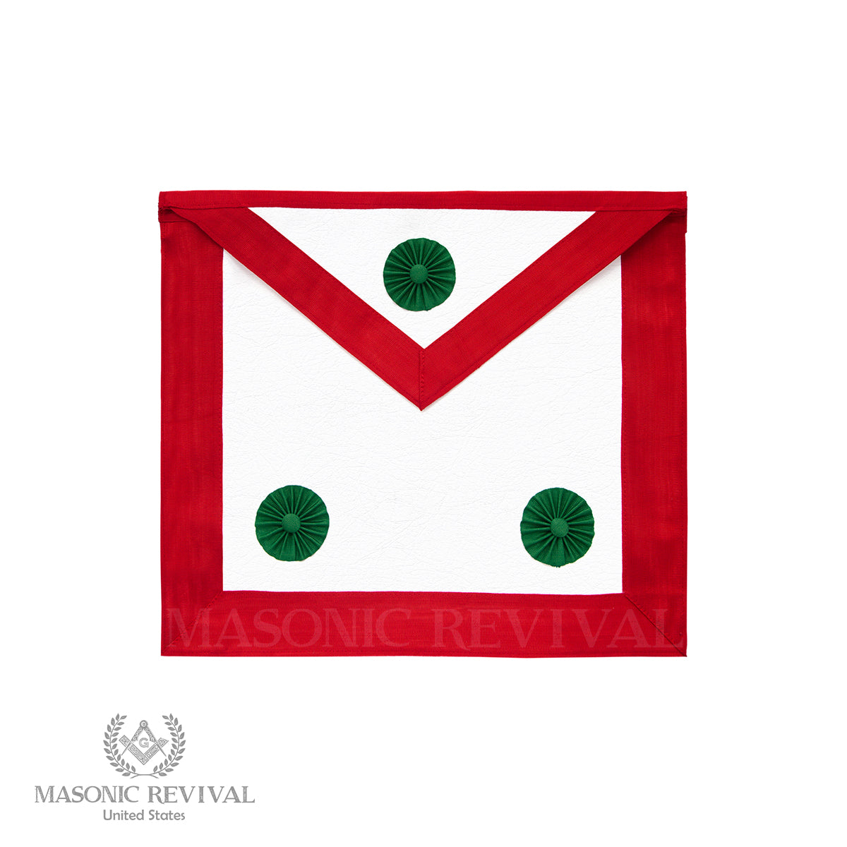 Knight Mason Apron & Sash — alternate view 2 — Masonic Revival