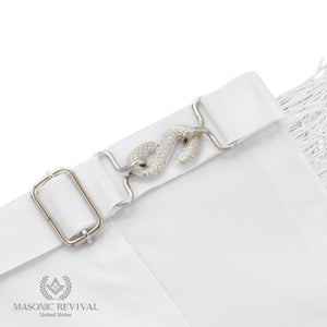 Bianco Past Master Apron (with Wreath)