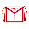 Junior Warden Apron Masonic apron with red border