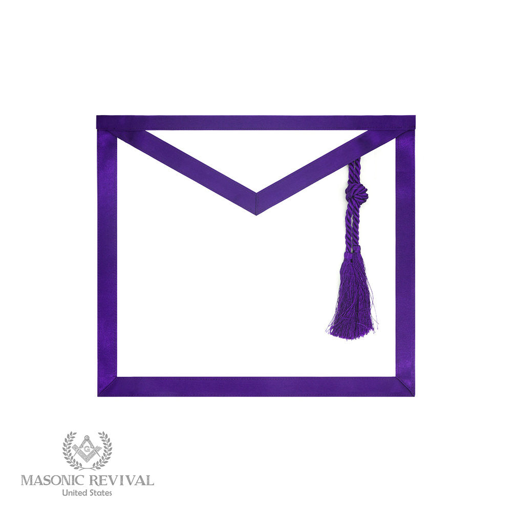 New Jersey Regulation New Jersey Past Master Apron with purple border