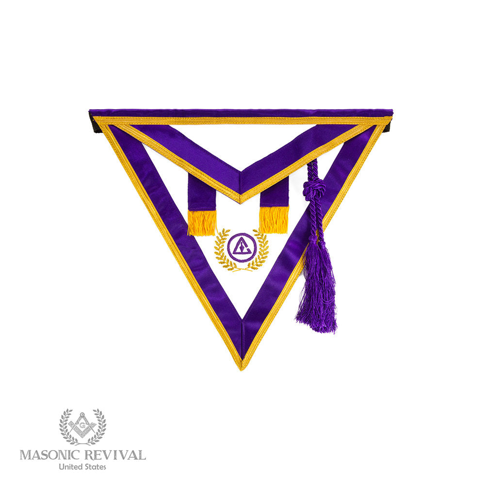 Grand Council Officer Apron (New Jersey) — Masonic Revival