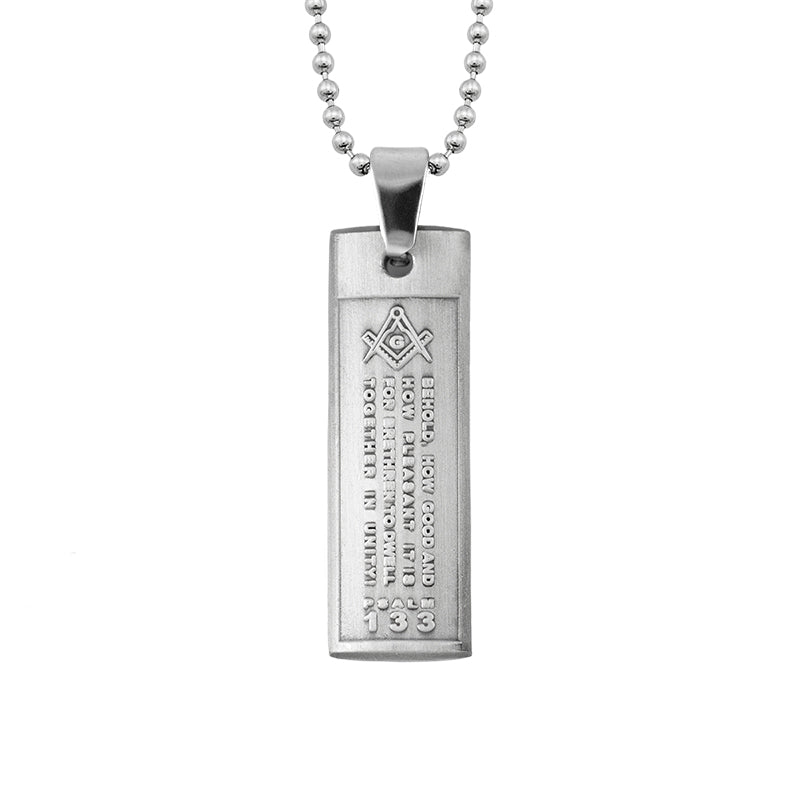The Psalm133 Masonic Pendant