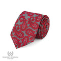 Gris Paisley Necktie