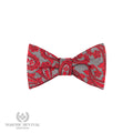 Gris Paisley Bow Tie (Self-Tied)