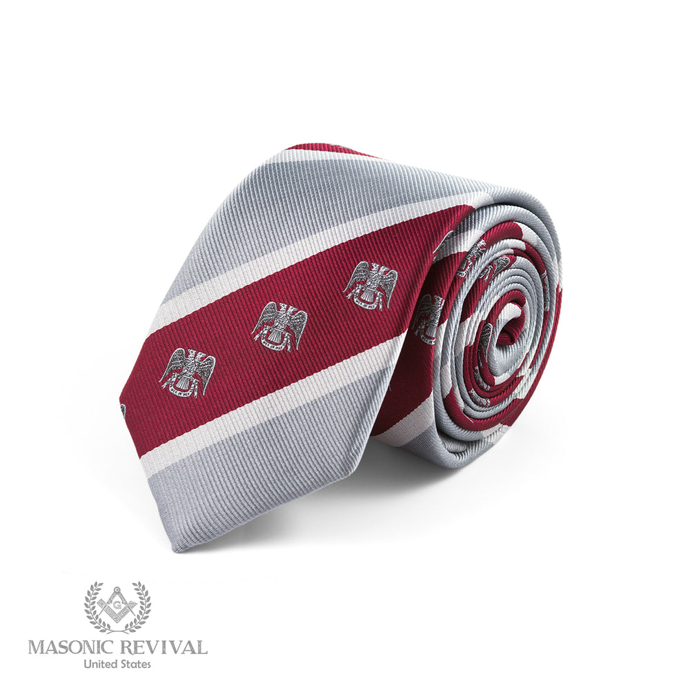 Scottish Rite Necktie — handcrafted Masonic necktie by Masonic Revival