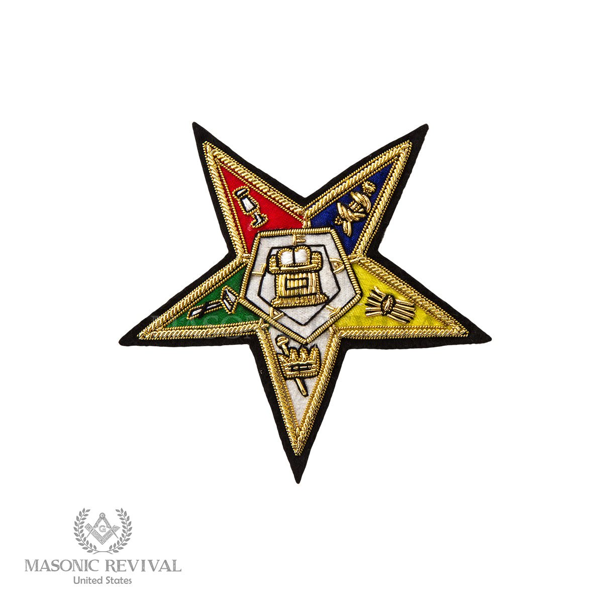 Order of the Eastern Star Embroidery Patch Masonic patch