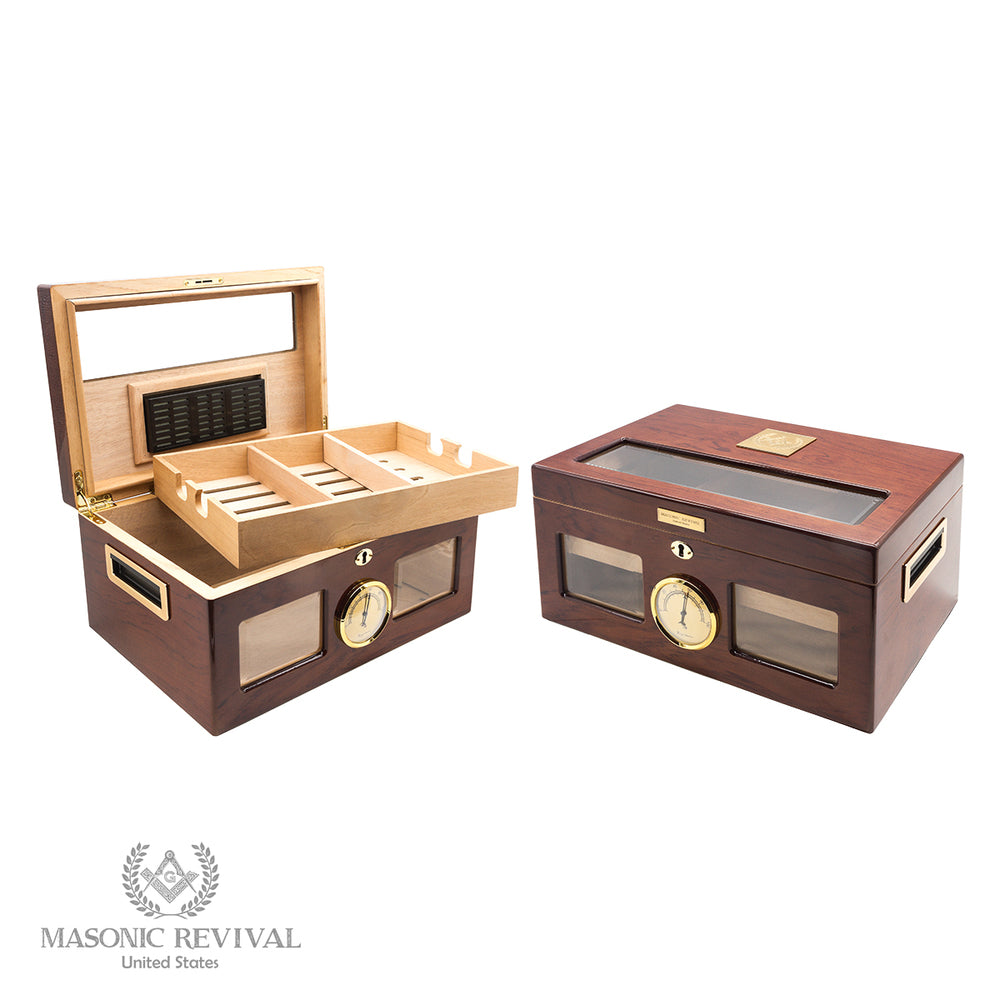 Masonic Humidor // 120 Cigar
