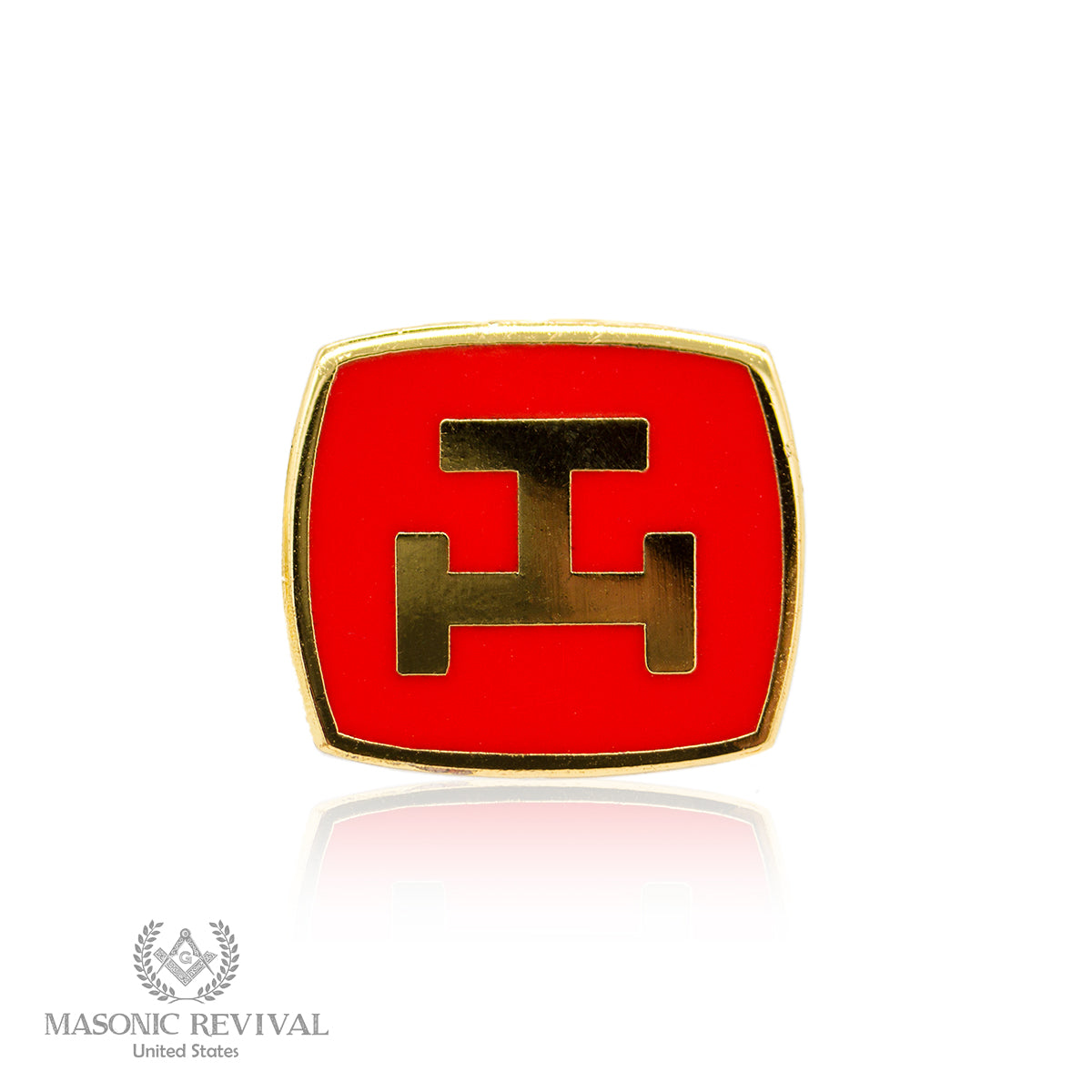 Royal Arch Lapel Pin (Red & Gold)