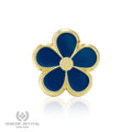 Forget Me Not Lapel Pin (Gold)