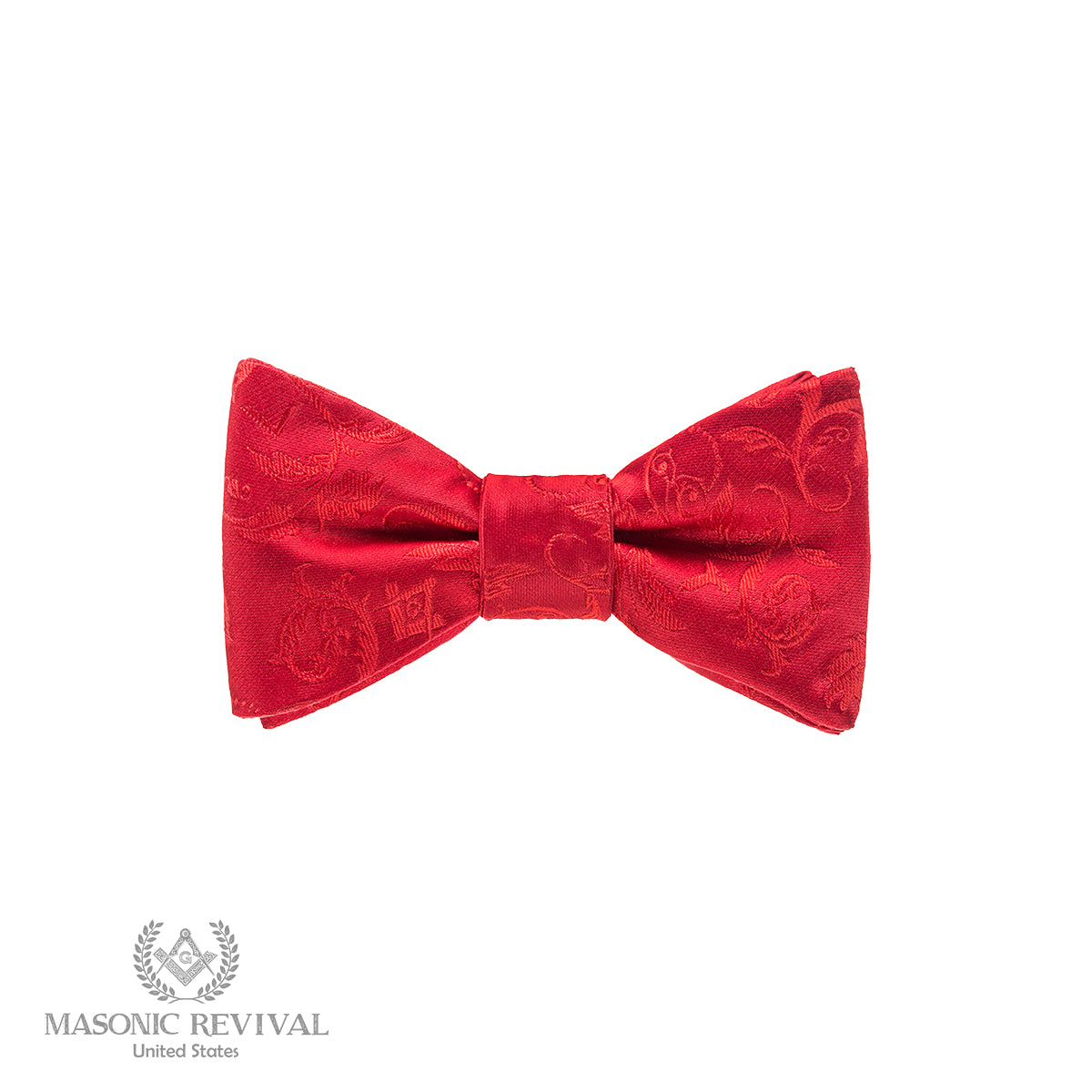 white York Rite Noche Royal Bow Tie (Self-Tied)