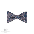 Azul Paisley Bow Tie (Self-Tied)