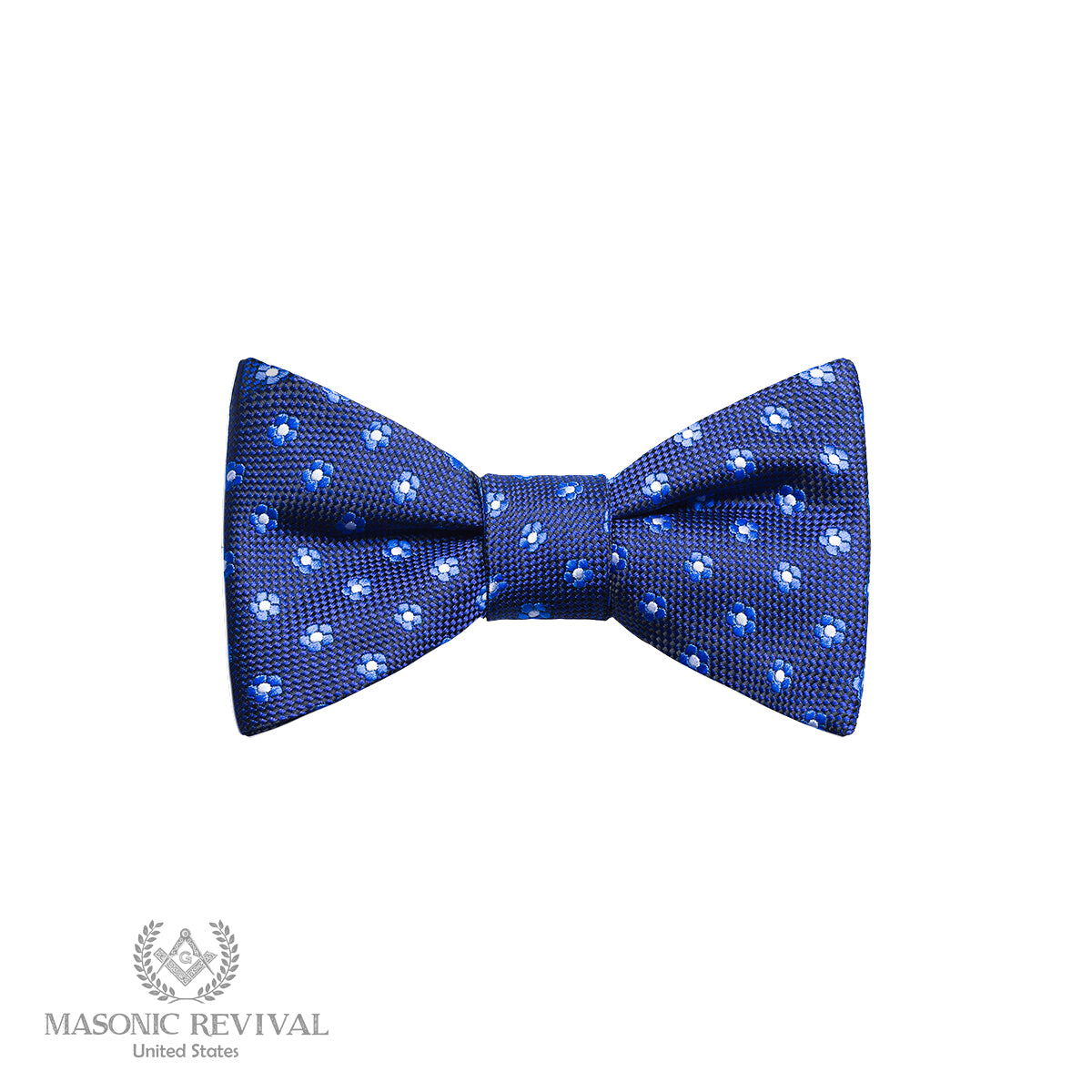 Forget Me Not Blue Bow Tie (Self-Tied)