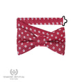 Forget Me Not Red Bow Tie (Pre-Tied)
