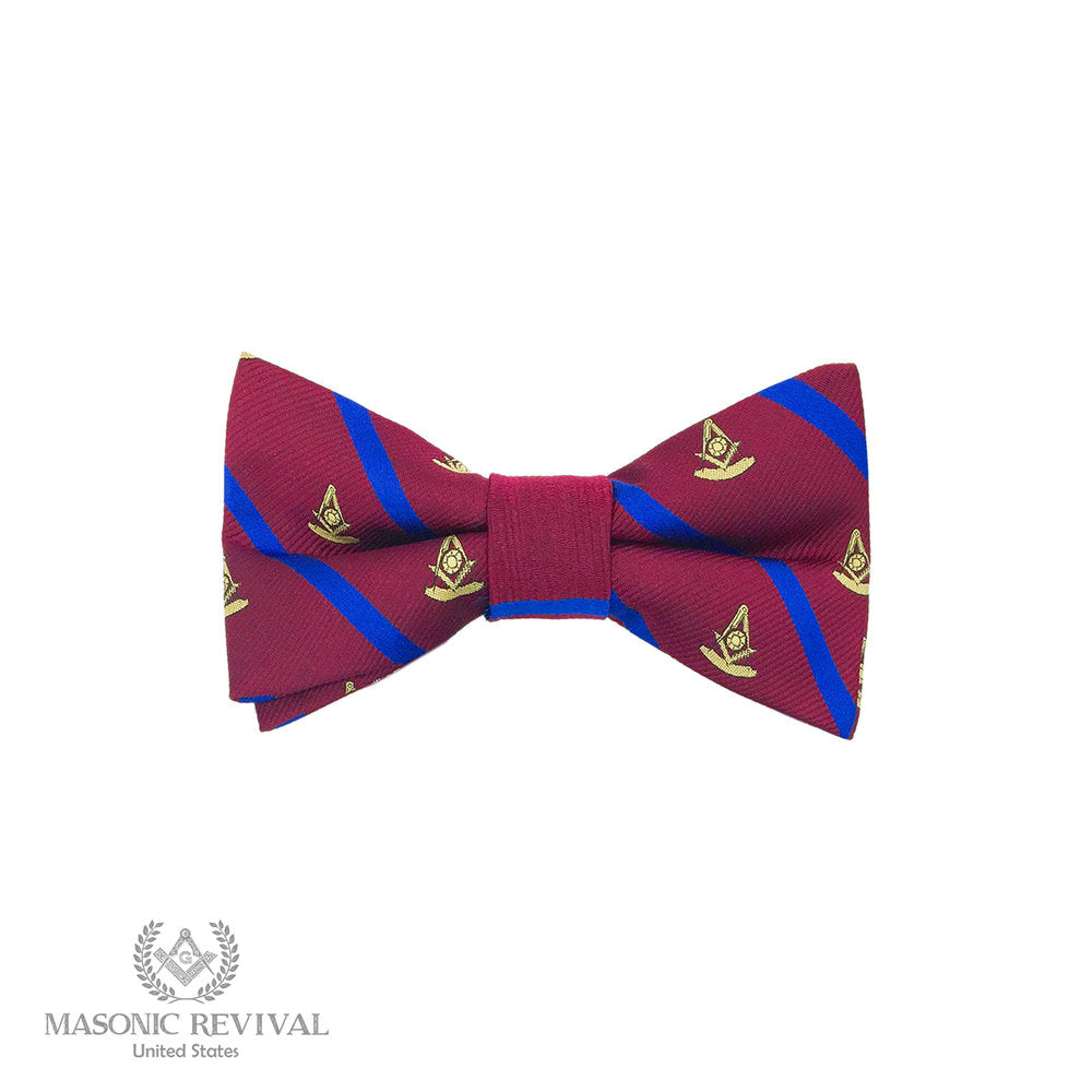blue The Regal Past Master Bow Tie (Self-Tied)