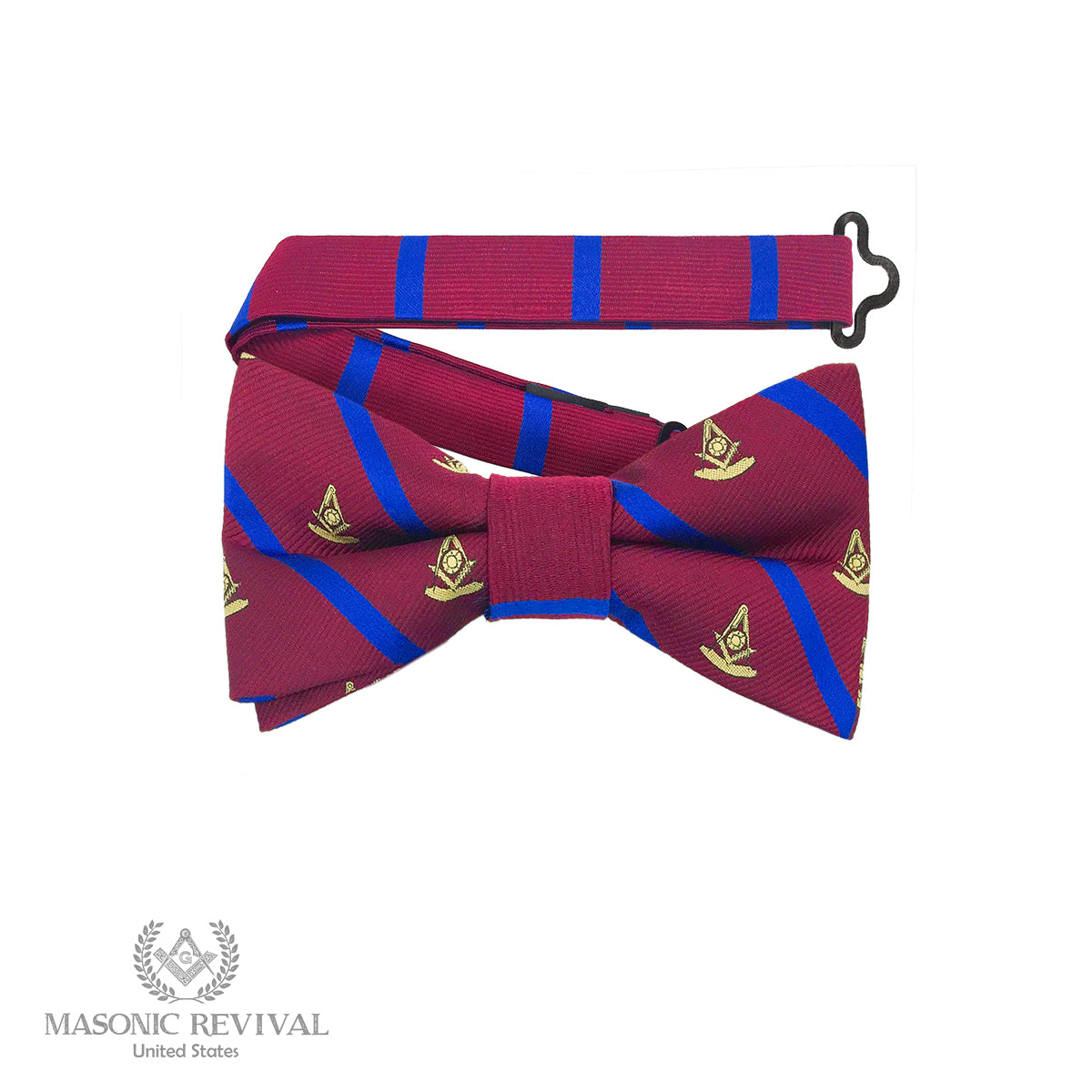 blue The Regal Past Master Bow Tie (Pre-Tied)