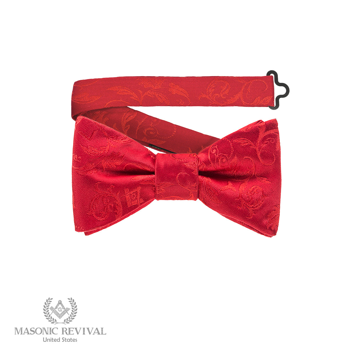 white York Rite Noche Royal Bow Tie (Pre-Tied)