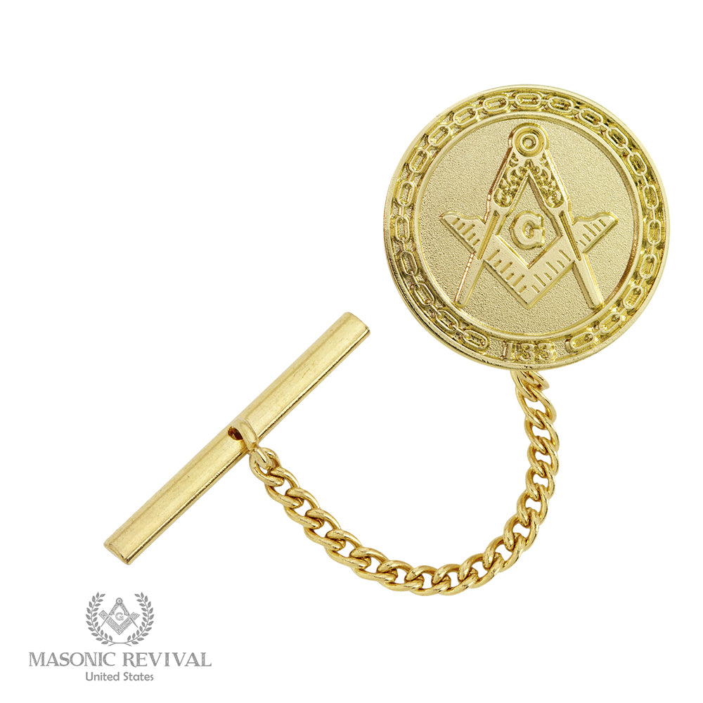 The Chain of Union™ Tie Tack (Gold) Masonic tie tack