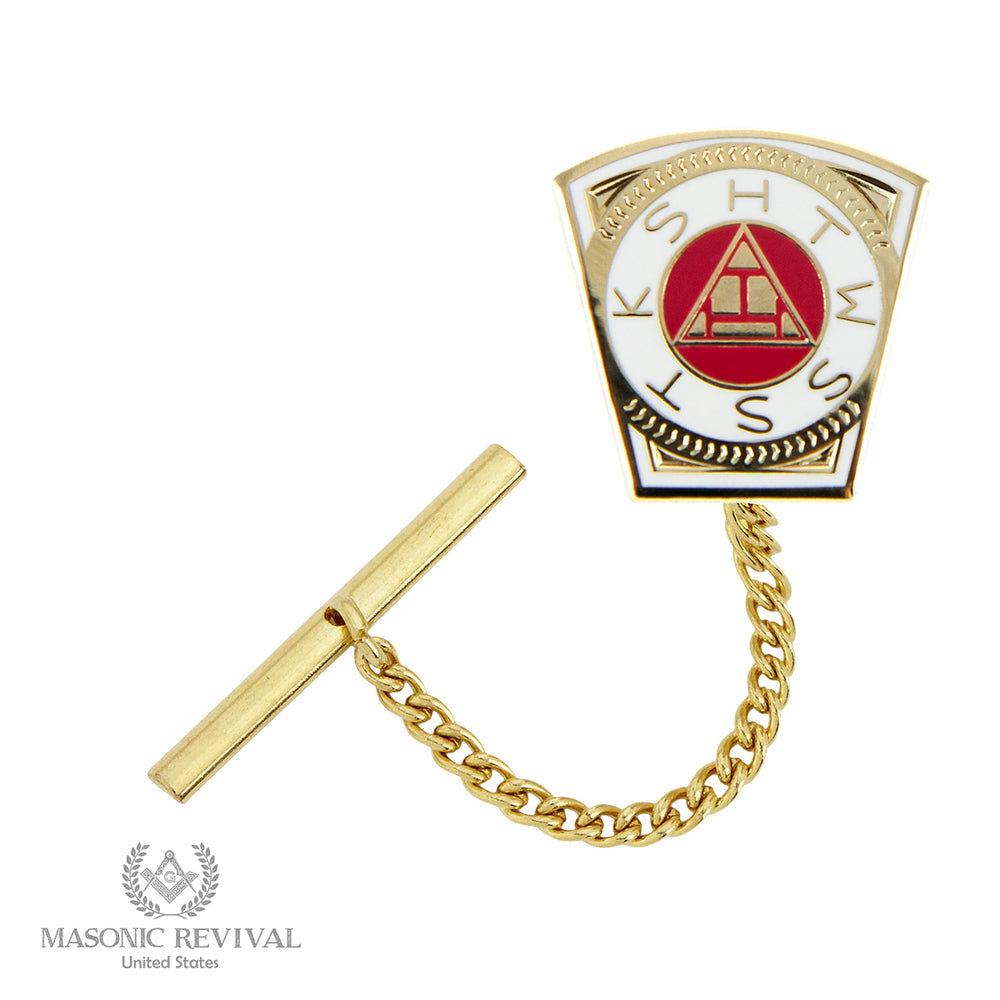 red York Rite The Head of the Corner™ Tie Tack (Gold)
