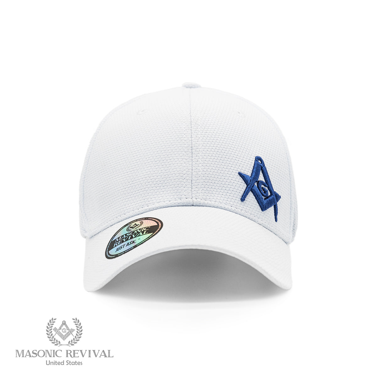 The Dia Blue Cap — alternate view 2 — Masonic Revival