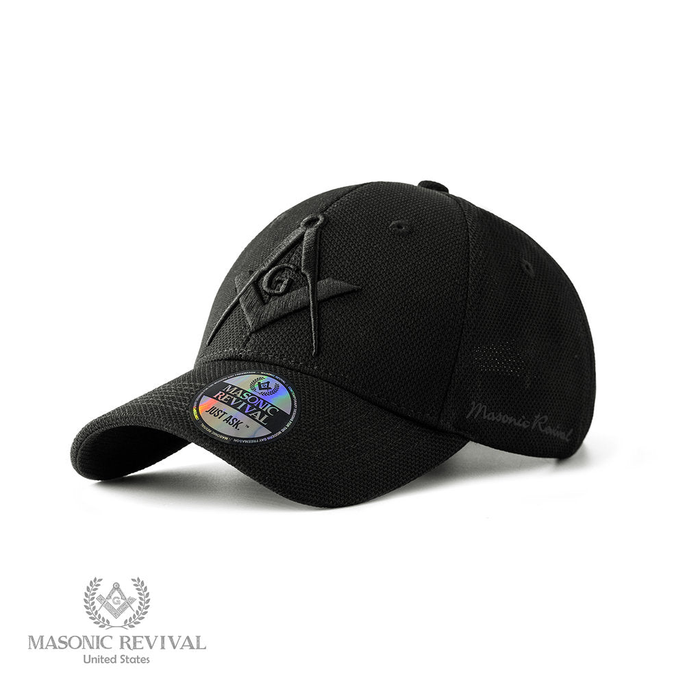 The Noche Masonic cap front view