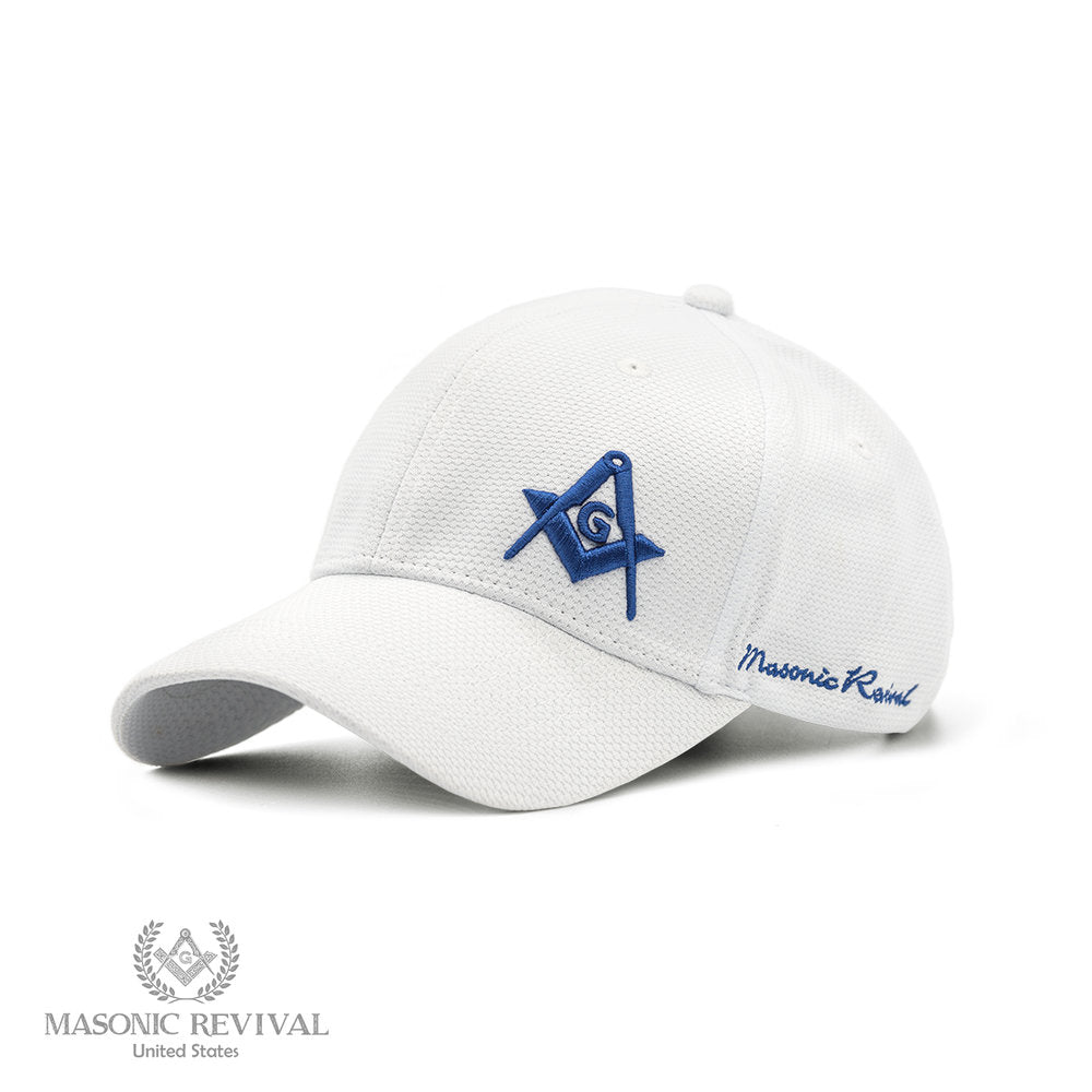 The Dia Blue Masonic cap front view