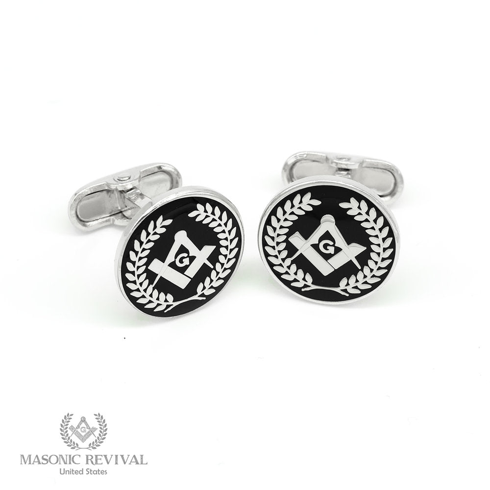 Insignia Cufflinks // Silver Masonic cufflinks