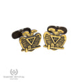 Scottish Rite The Grau32™ Cufflinks (Antique Gold) Masonic cufflinks