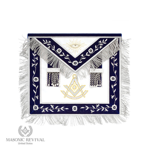 El Mixto Past Master Apron (with Square) — Masonic Revival
