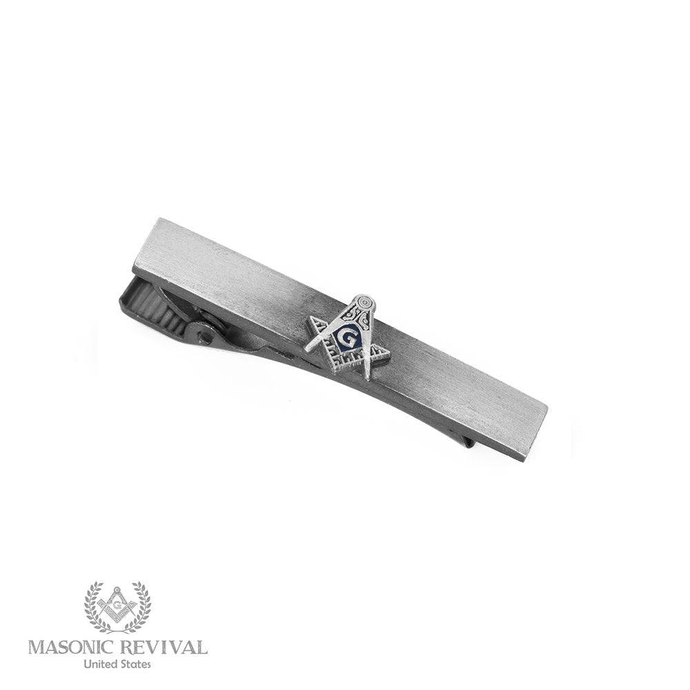 red La Mosquita Tie Bar Antique Silver Masonic tie bar