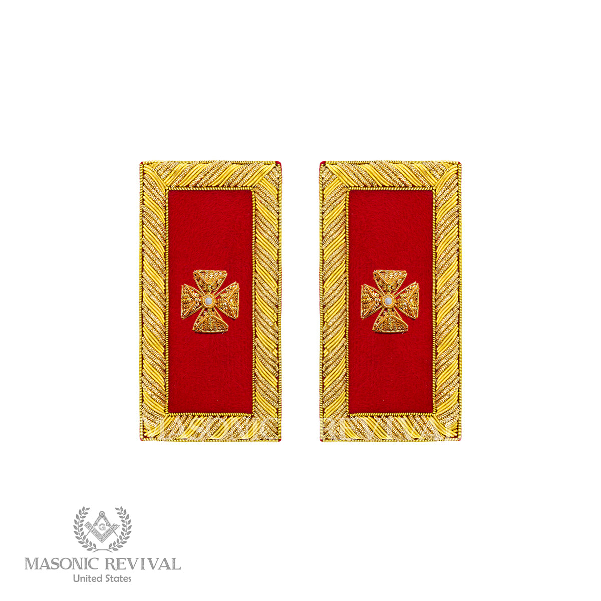 Grand Commandery Shoulder Boards — Masonic Revival
