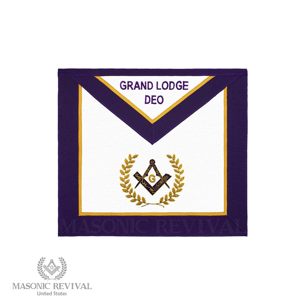 Grand Officer Apron (Illinois District Education Officer) — Masonic Revival