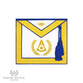 Reserve Past Master Apron (White-Gold) — Masonic Revival