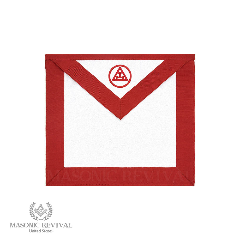 Royal Arch Chapter Member Apron Masonic apron York Rite in red